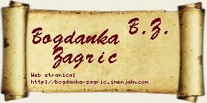 Bogdanka Žagrić vizit kartica